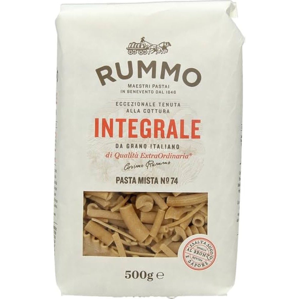 RUMMO INTEGRALE PASTA MISTA No 74 500GR Delicatessen