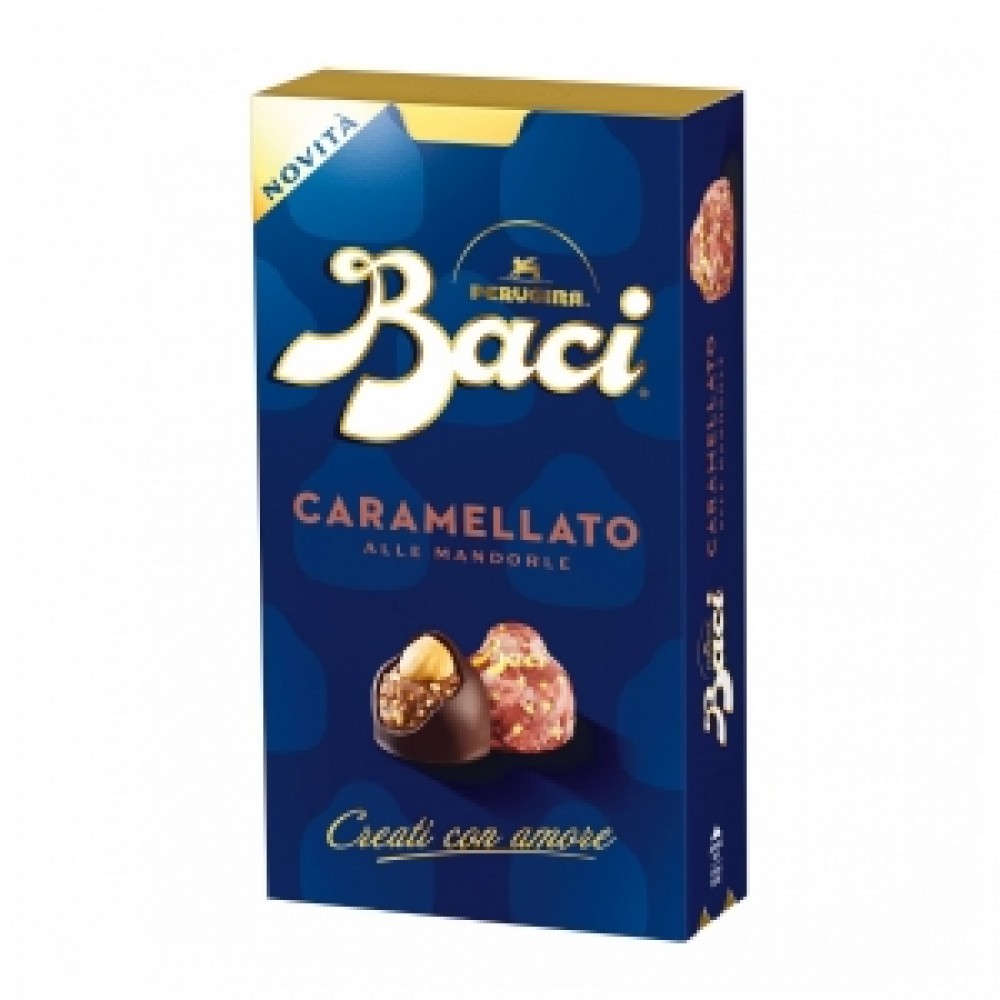 Perugina baci caramellato alle mandorle 200gr Γλυκά