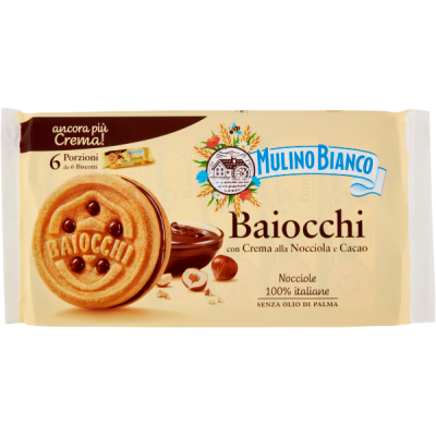Biscuits Baiocchi Nocciola snack MULINO BIANCO