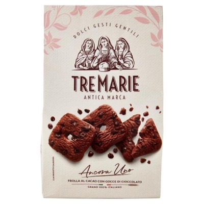 TRE MARIE ANCORA UNO COCOA BISCUITS WITH CHOCOLATE CHIPS 300gr