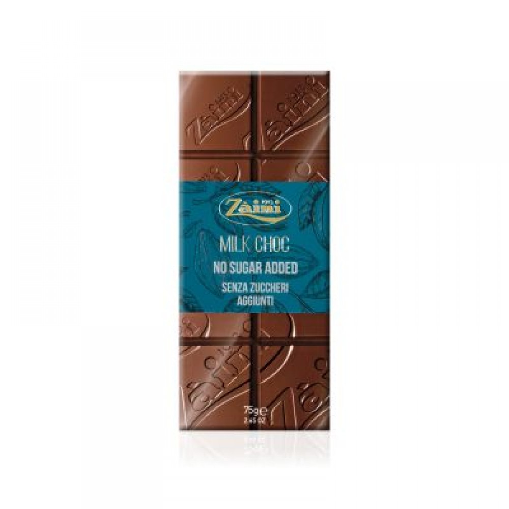 ZAINI MILK CHOC NO SUGGAR  75GR Τρόφιμα