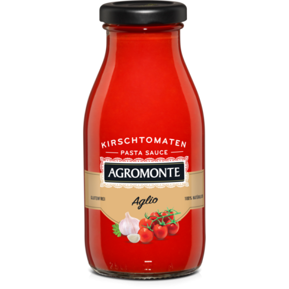 AGROMONTE POMODORO CILIEGINO AGLIO 260G Σάλτσες 