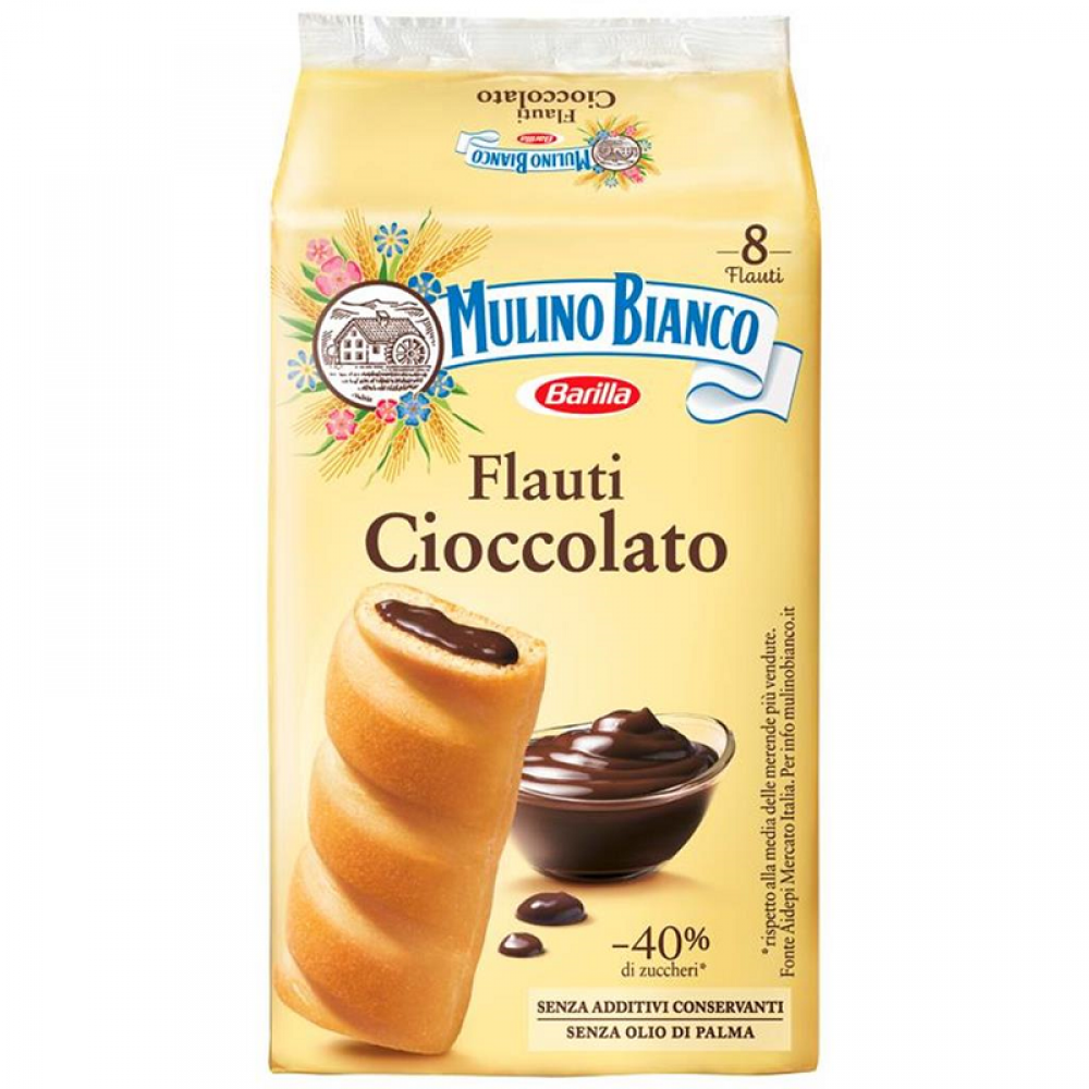 MULINO BIANCO FLAUTI  CIOCCOLATO GR280 Γλυκά