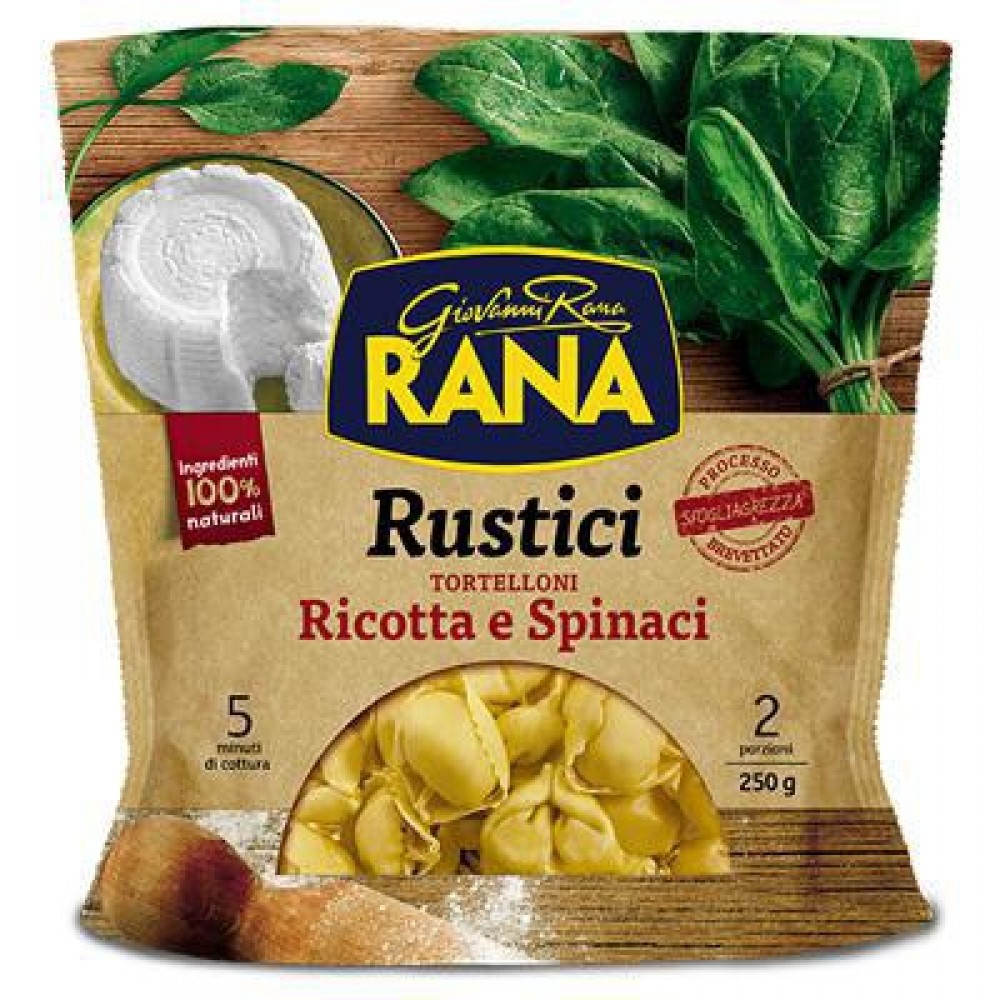 GIOVANNI RANA  RUSTICI TORTELLONI RICOTTA E SPINACI 250GR Τρόφιμα