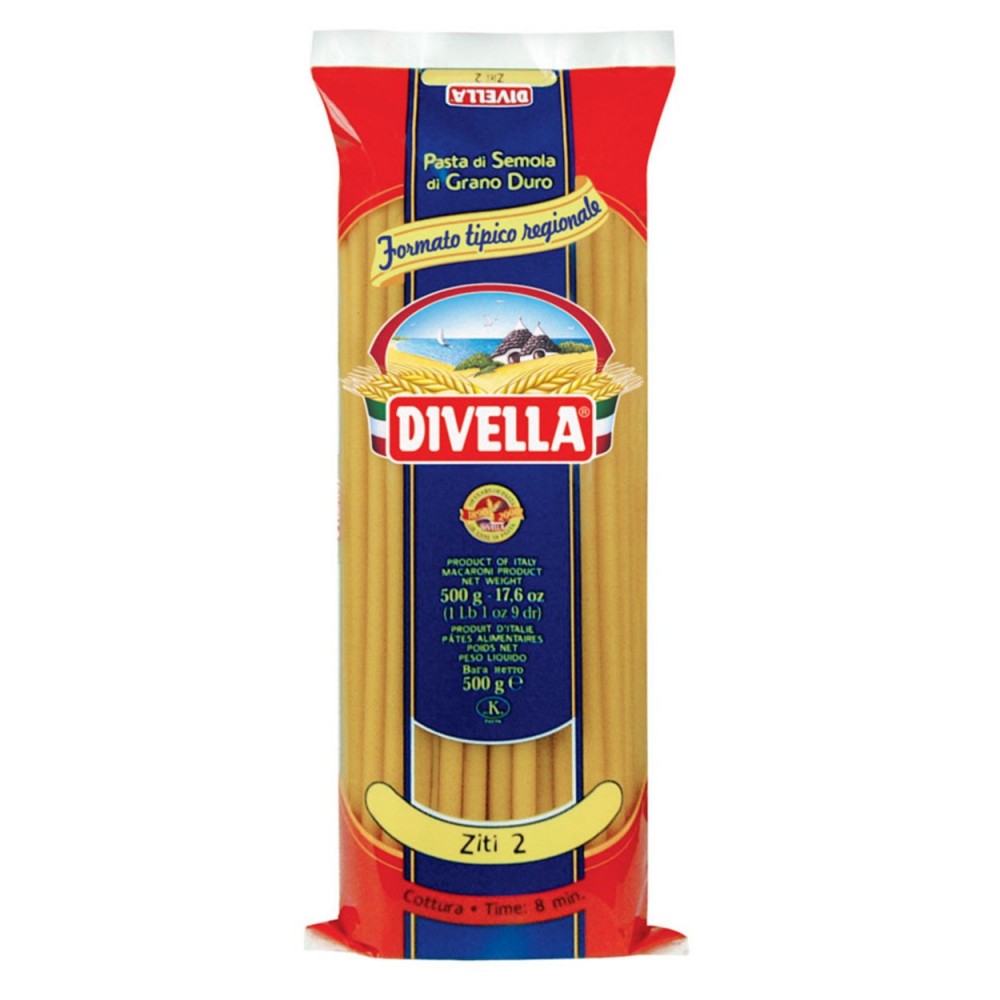 DIVELLA PASTA 2 ZITI 500GR Τρόφιμα