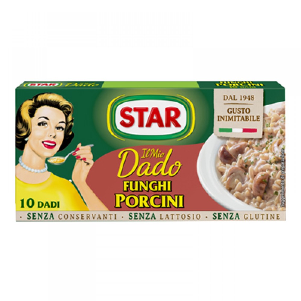 STAR DADO FUNGHI PORCINI X 10 Τρόφιμα