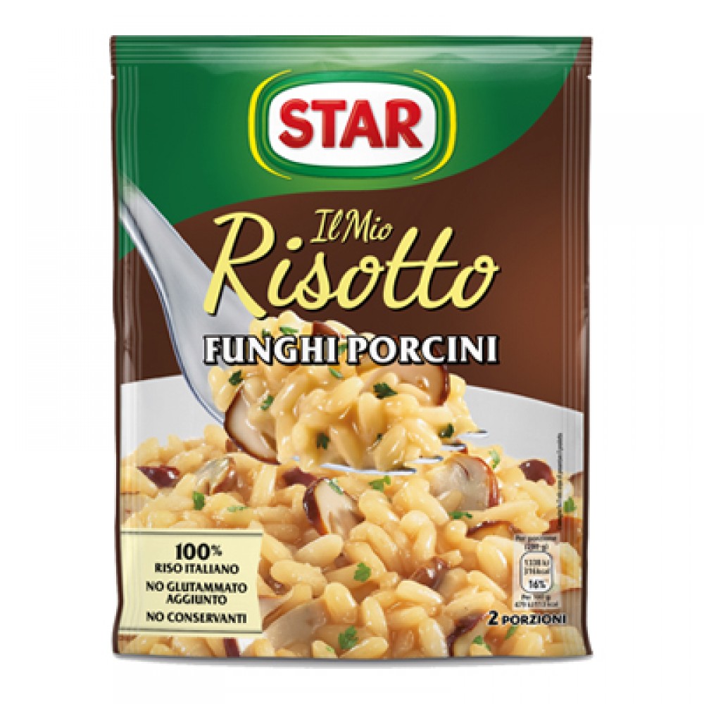 STAR RISOTTO AI FUNGHI PORCINIGR.175 Τρόφιμα