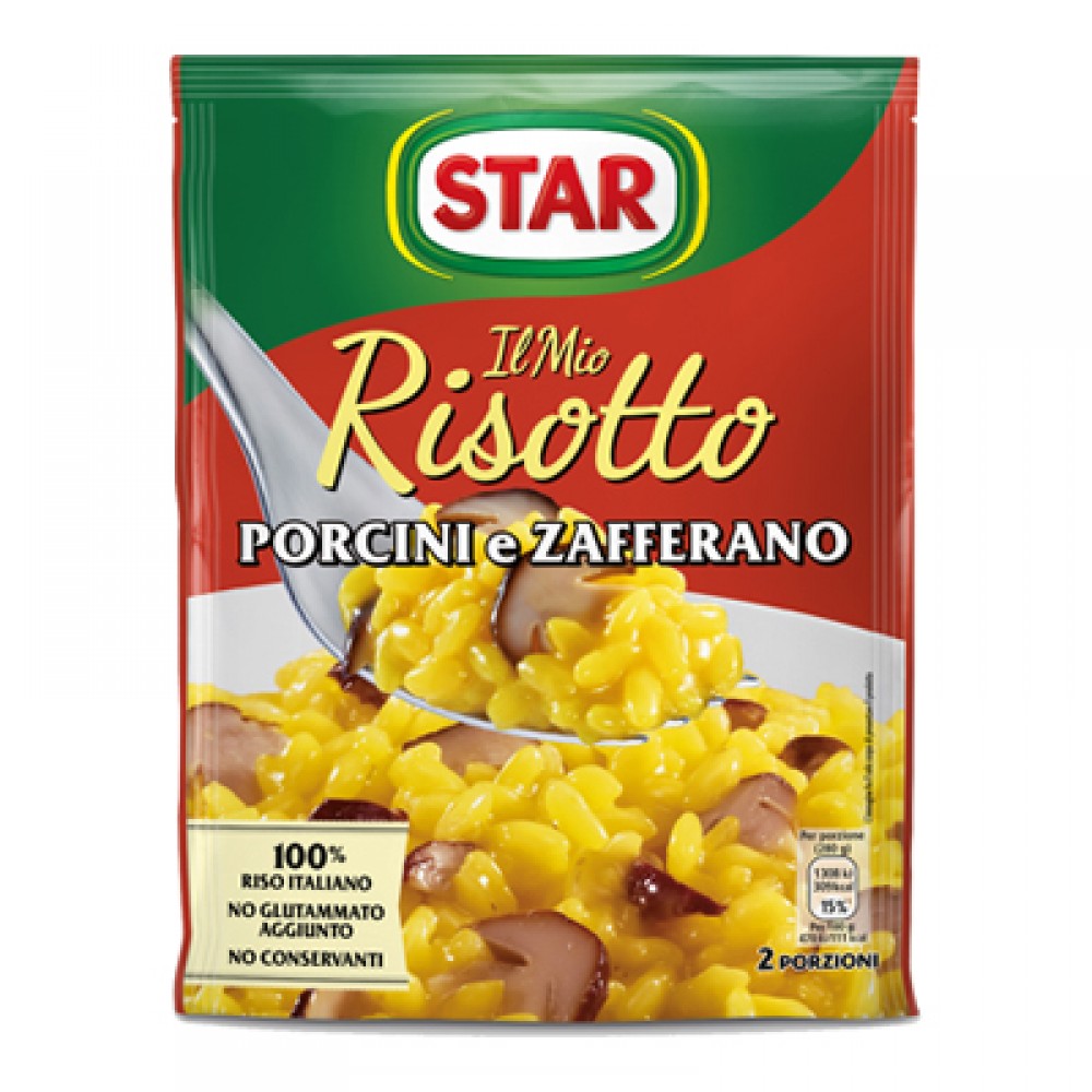 STAR RISOTTO FUNGHI E ZAFFERANO GR.175 Τρόφιμα