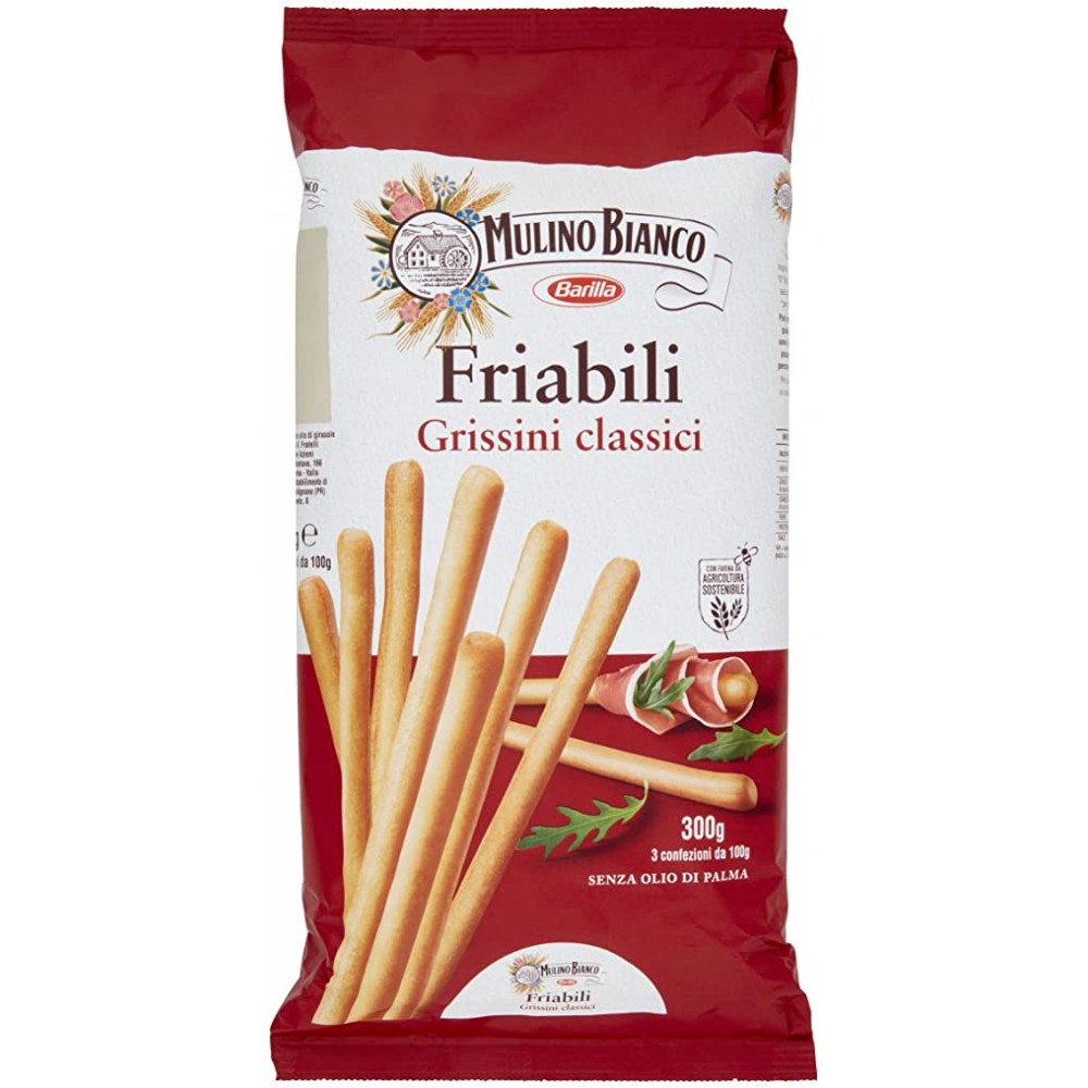 MULINO BIANCO GRISSINI CLASSICI FRIABILI 300GR Τρόφιμα