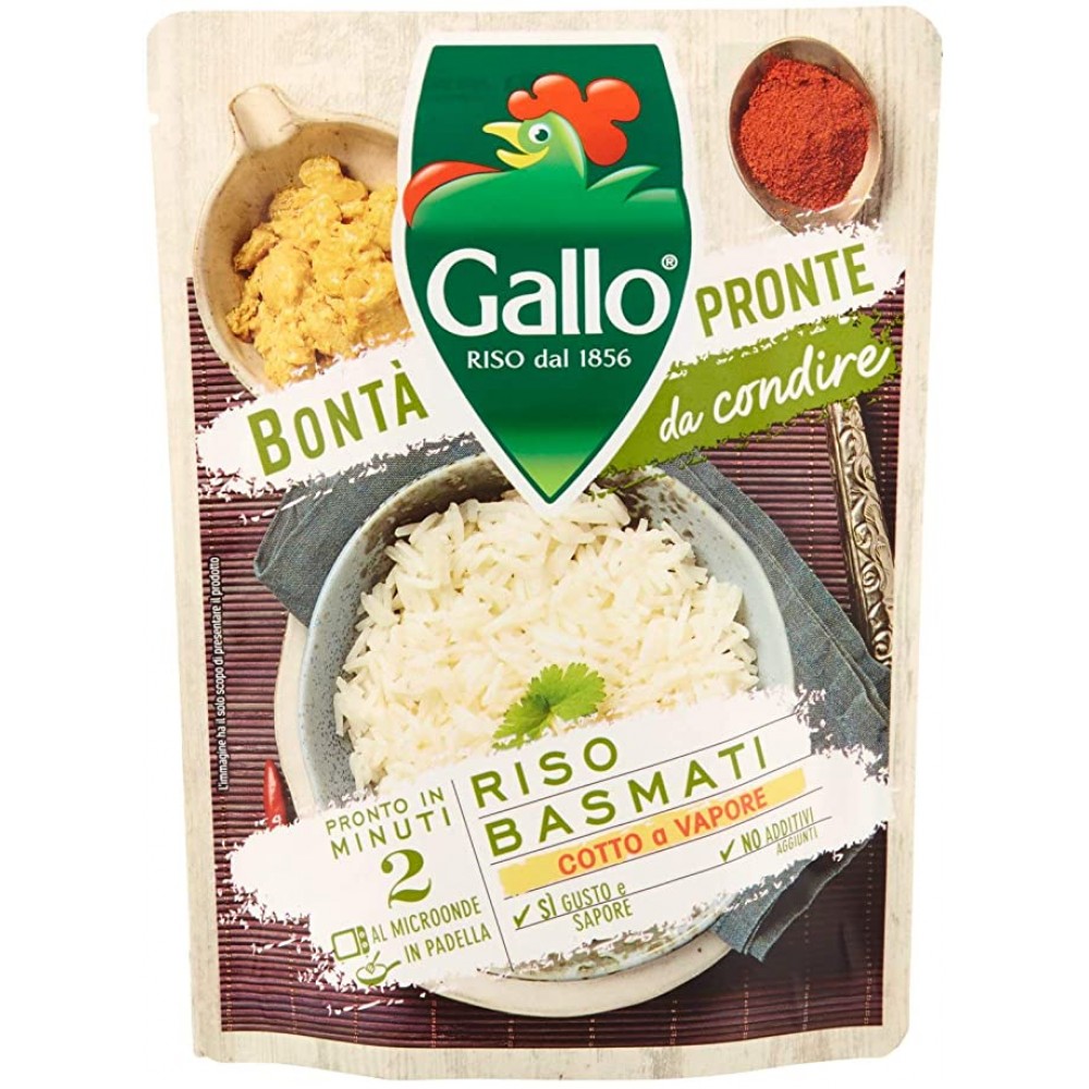 GALLO RISO BASMATI COTTO A VAPORI 250GR Τρόφιμα