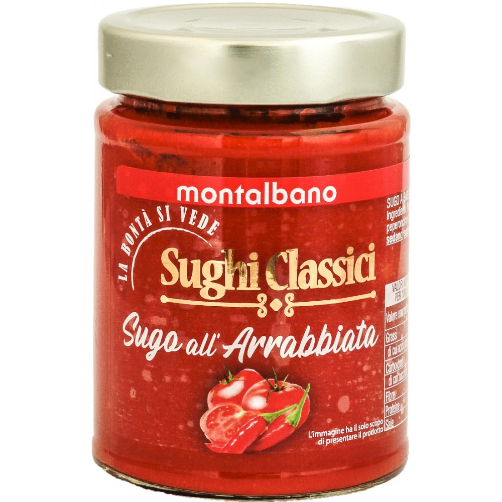 MONTALBANO SUGHI CLASSICI SUGO ALL ARRABBIATA 285GR Σάλτσες 