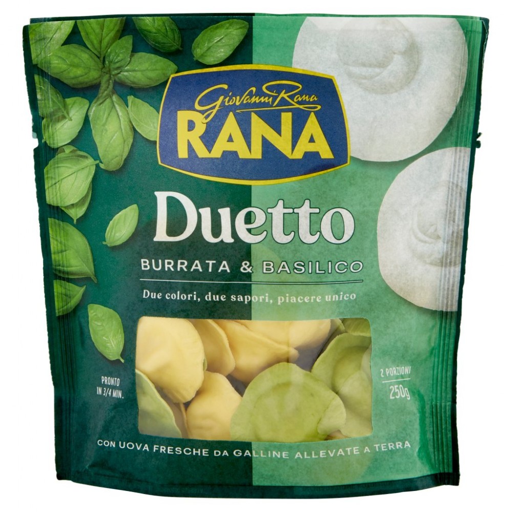 GIOVANNI RANA DUETO BURATTA E BASILICO GR250 Τρόφιμα