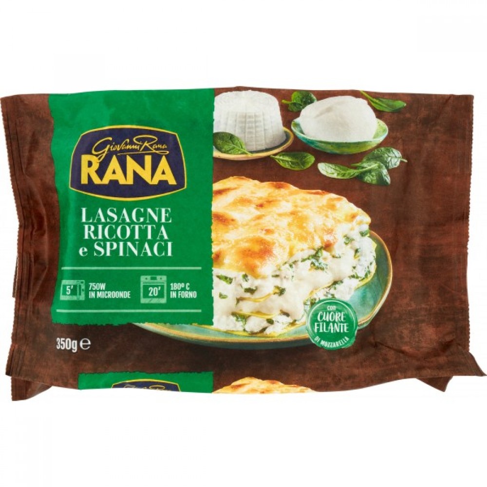 GIOVANNI RANA LASAGNE RICOTTA E SPINACI 350 g Τρόφιμα