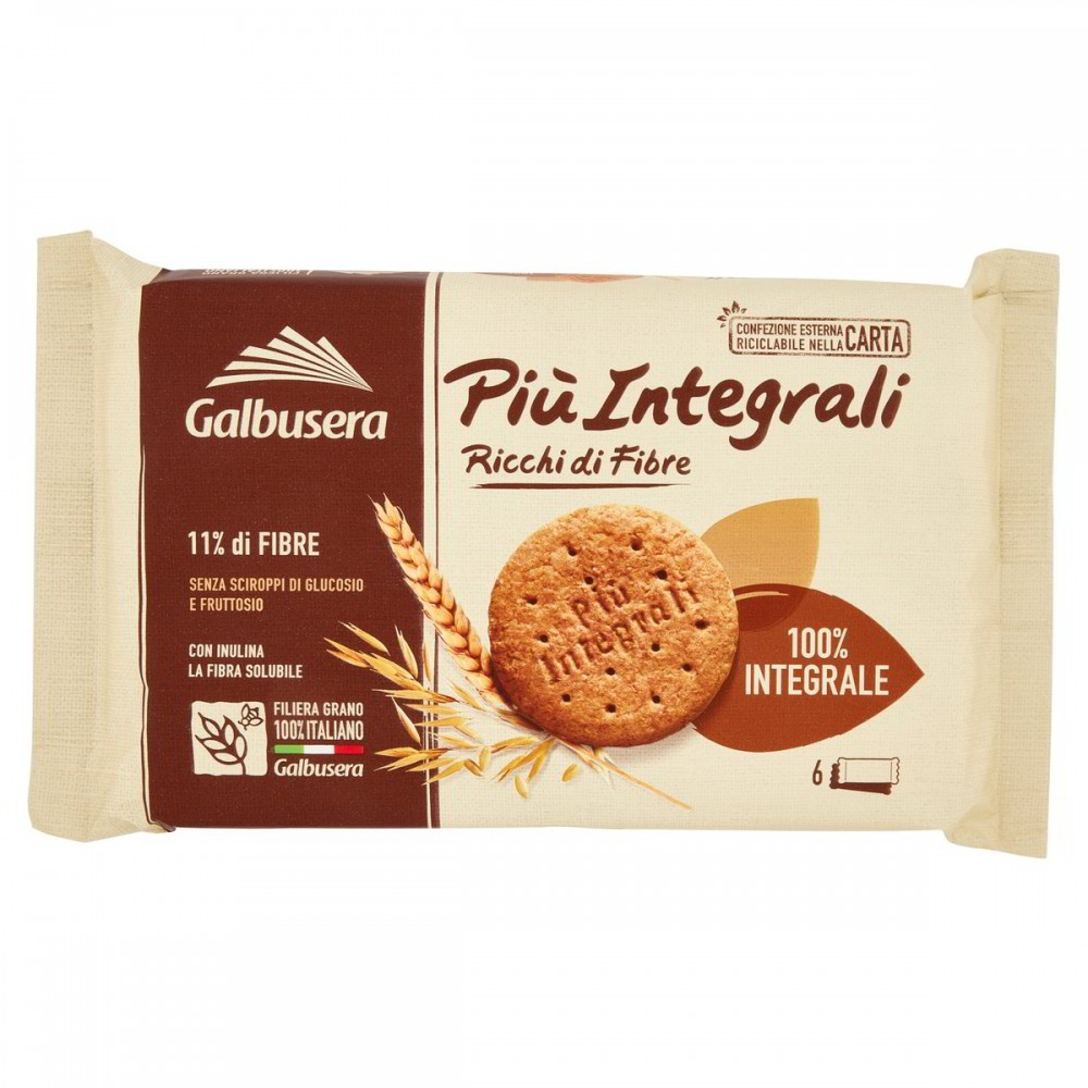 GALBUSERA PIU INTEGRALI 330gr Γλυκά