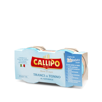  CALLIPO TRANCI DI TONNO VASO GR.80X2