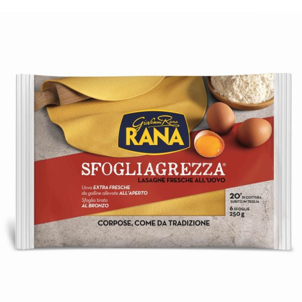 GIOVANNI RANA LASAGNE SFOGLIAGREZZA FRESCHE ALL' UOVO 350 g Τρόφιμα